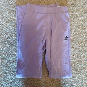 Purple Adidas leggings